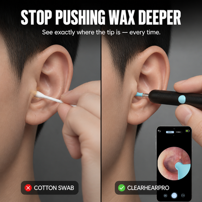 ClearHearPro™ — Watch, Scoop & Lift Wax Out Live on Your Phone