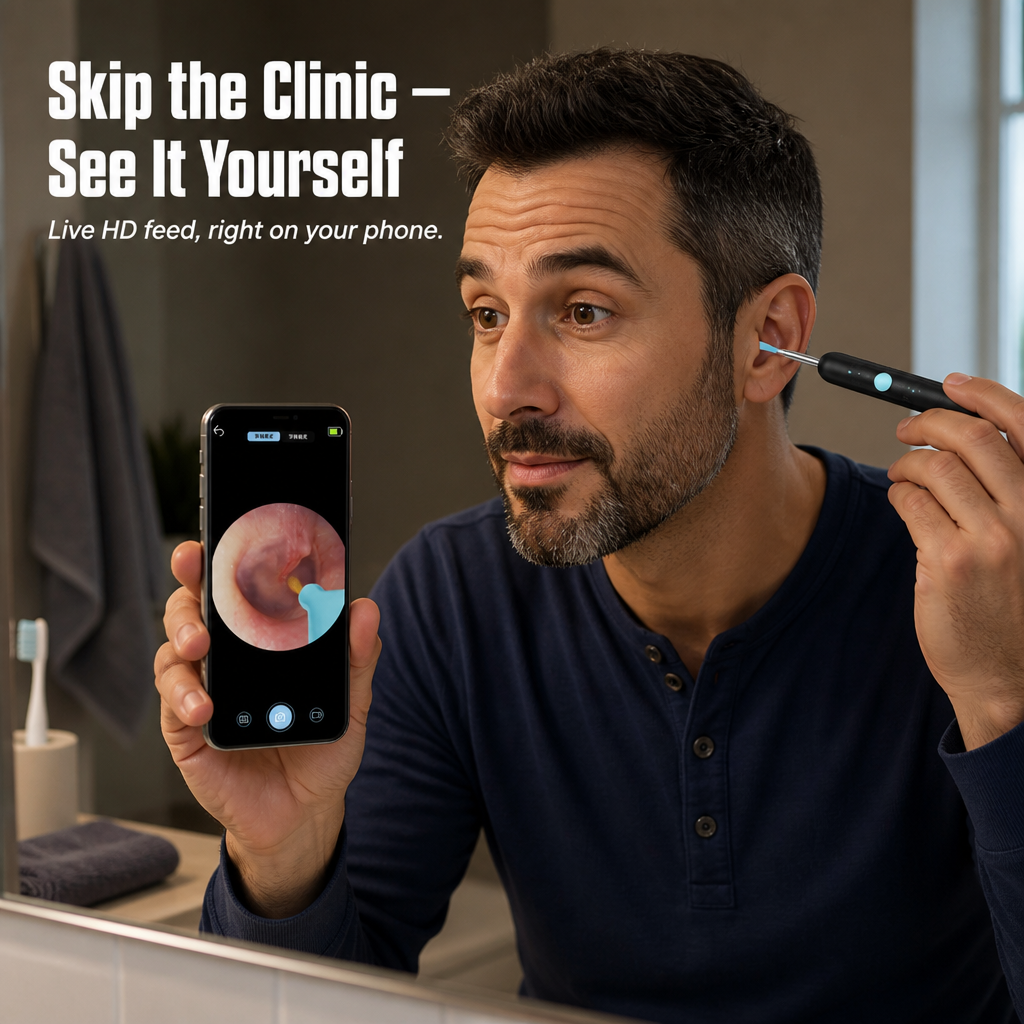 ClearHearPro™ — Watch, Scoop & Lift Wax Out Live on Your Phone