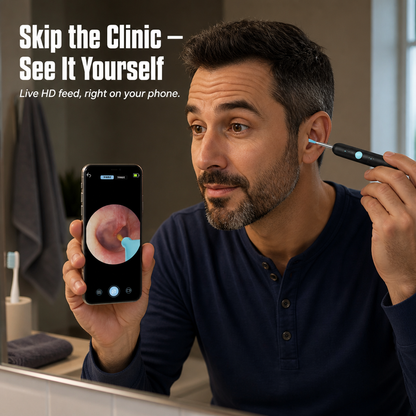 ClearHearPro™ — Watch, Scoop & Lift Wax Out Live on Your Phone