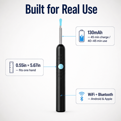 ClearHearPro™ — Watch, Scoop & Lift Wax Out Live on Your Phone