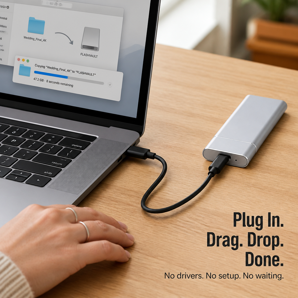 FlashVault™ — Liberate Your Time with Instant, Ultra-Fast File Transfers