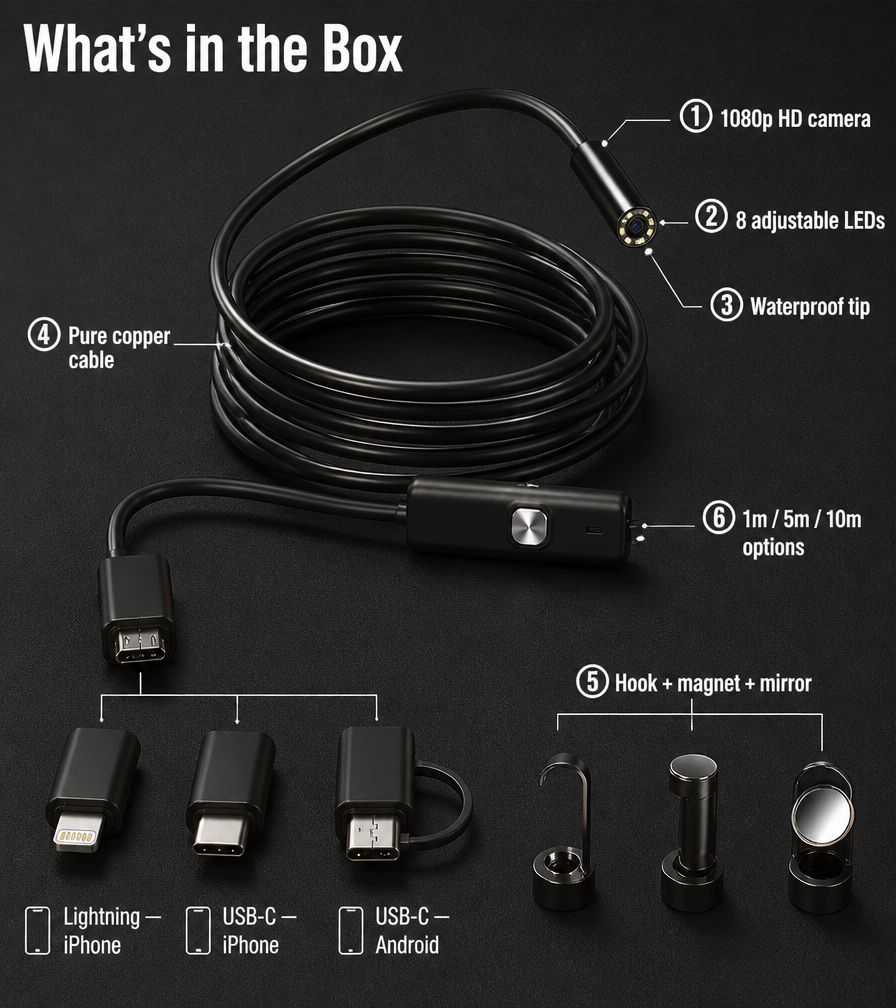 VisionProbe™ — Reveal Hidden Trouble and Fix It Fast with Crystal-Clear Precision