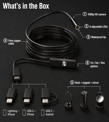 VisionProbe™ — Reveal Hidden Trouble and Fix It Fast with Crystal-Clear Precision