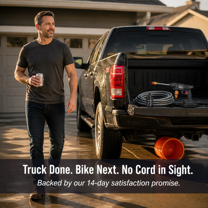 HydroSwift™ — Cut Cord Clutter and Blast Dirt Away Anywhere, Instantly