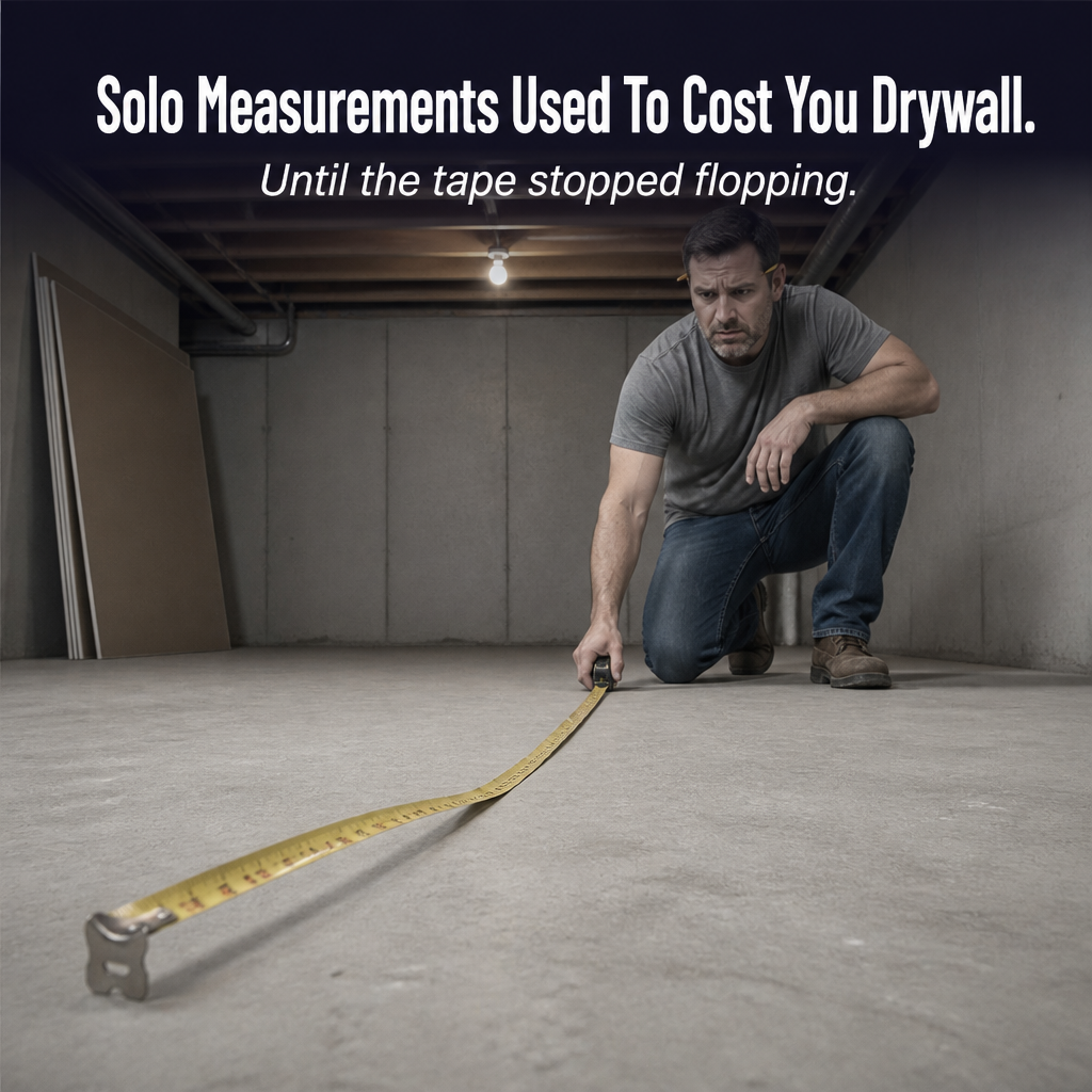LaserCraft™ ProTape — Measure Long Walls Solo in Seconds With Pinpoint Laser Accuracy