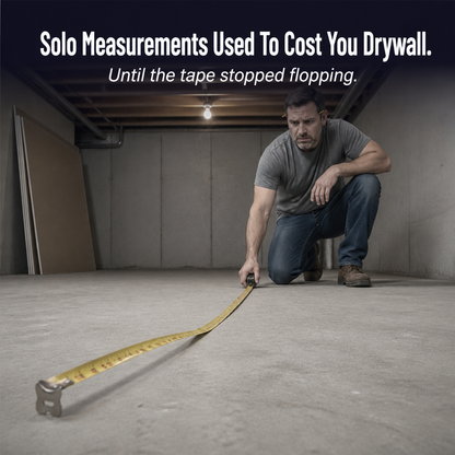LaserCraft™ ProTape — Measure Long Walls Solo in Seconds With Pinpoint Laser Accuracy