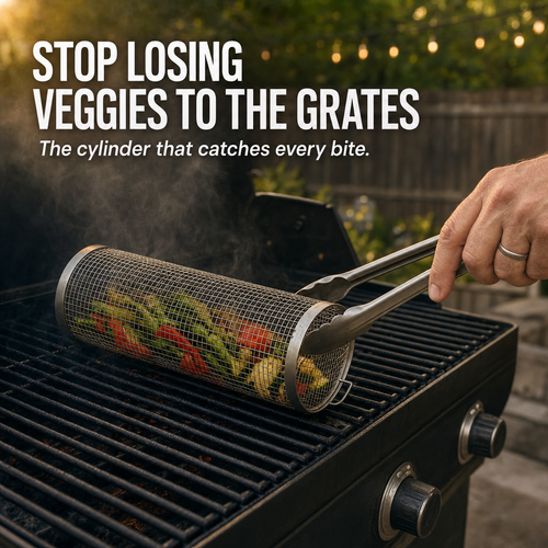 FireGlide™ — Catch Every Veggie, Shrimp & Fry the Grates Used to Eat