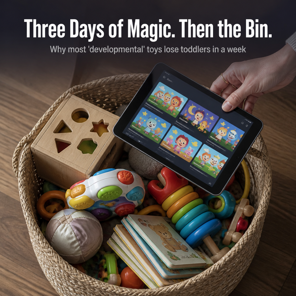 RadiantSpin™ Tower — Drop, Spin & Stack: The Screen-Free Toy Toddlers Beg For