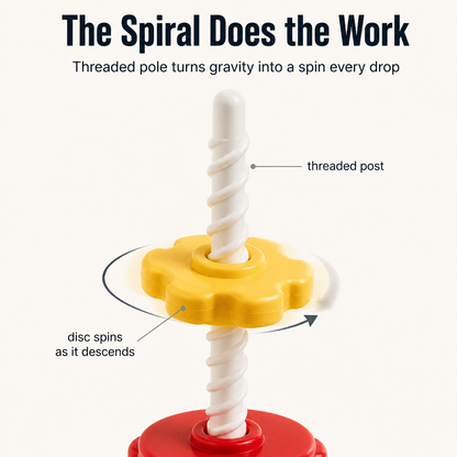 RadiantSpin™ Tower — Drop, Spin & Stack: The Screen-Free Toy Toddlers Beg For