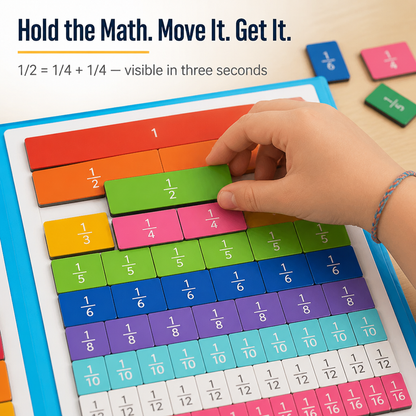 LuminaFrac™ — Make Fractions Click Without the Tears, Worksheets, or Tantrums