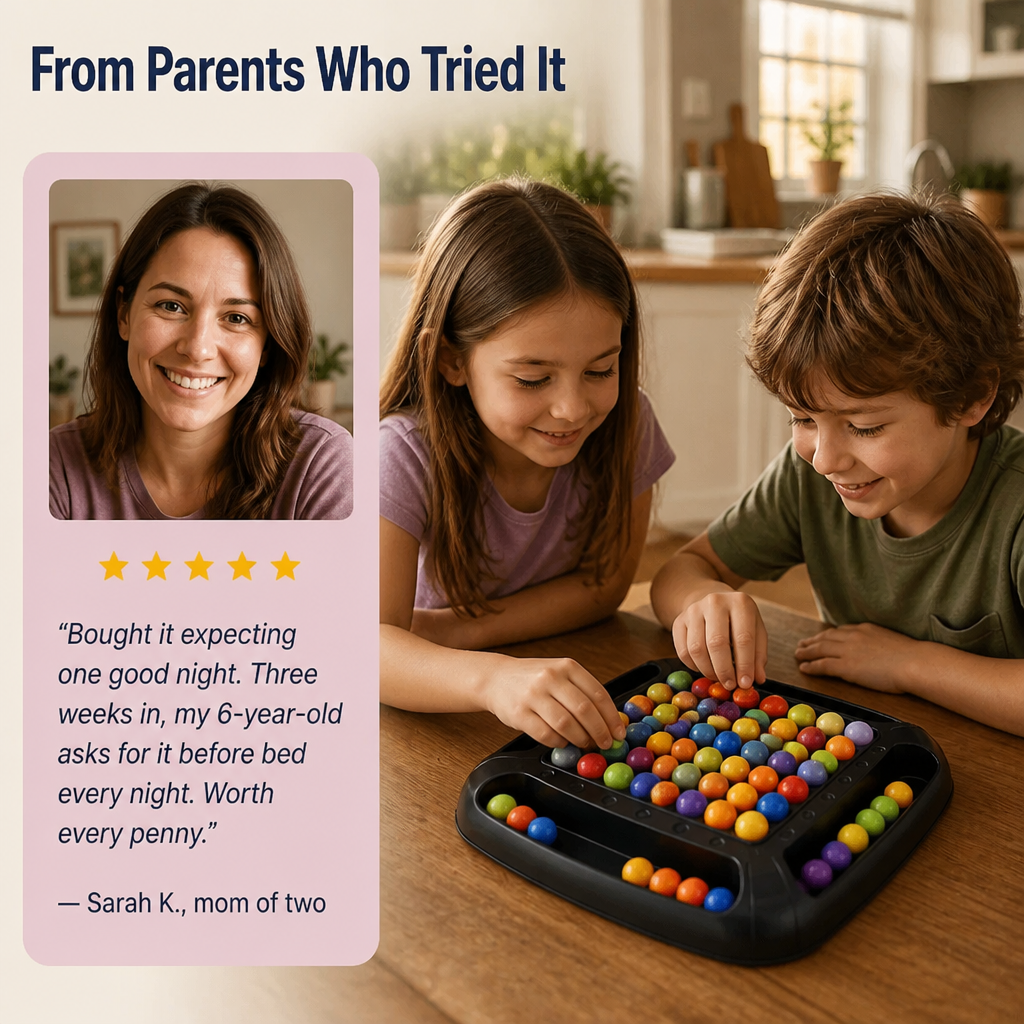 BrilliMarbles™ — Race to Match Colors, Win the Marbles, Beat the Family