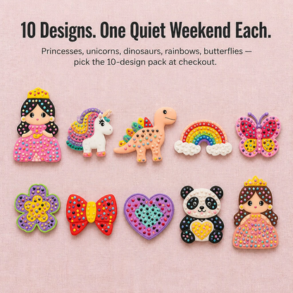 SparkBead™ — Squeeze Beads Into Magnets, Keychains & Wall Art Kids Actually Finish