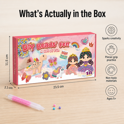 SparkBead™ — Squeeze Beads Into Magnets, Keychains & Wall Art Kids Actually Finish