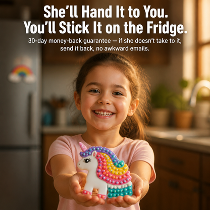 SparkBead™ — Squeeze Beads Into Magnets, Keychains & Wall Art Kids Actually Finish